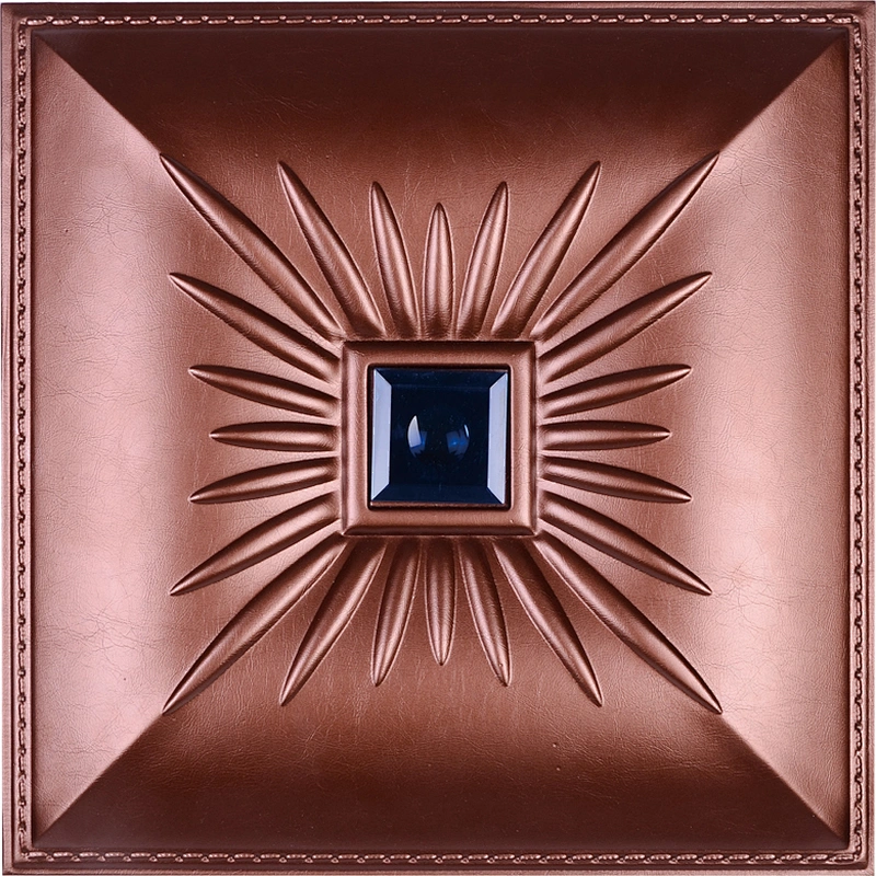 Reliable quality soft luxurious home decoration 3d leather panel for wall diamond