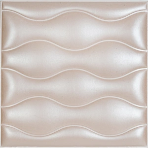 Indoor acoustic decorative hand-made 3d leather wall panel for hotel decor