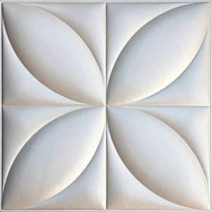 Factory Price PU Leather 3D Exterior Wall panel Led Video Plastic Wall Panel