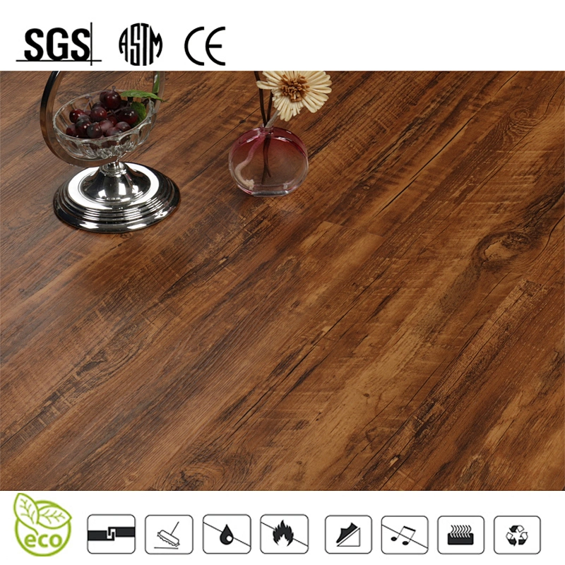 Click System Comfortable PVC Vinyl Flooring with Wood Color