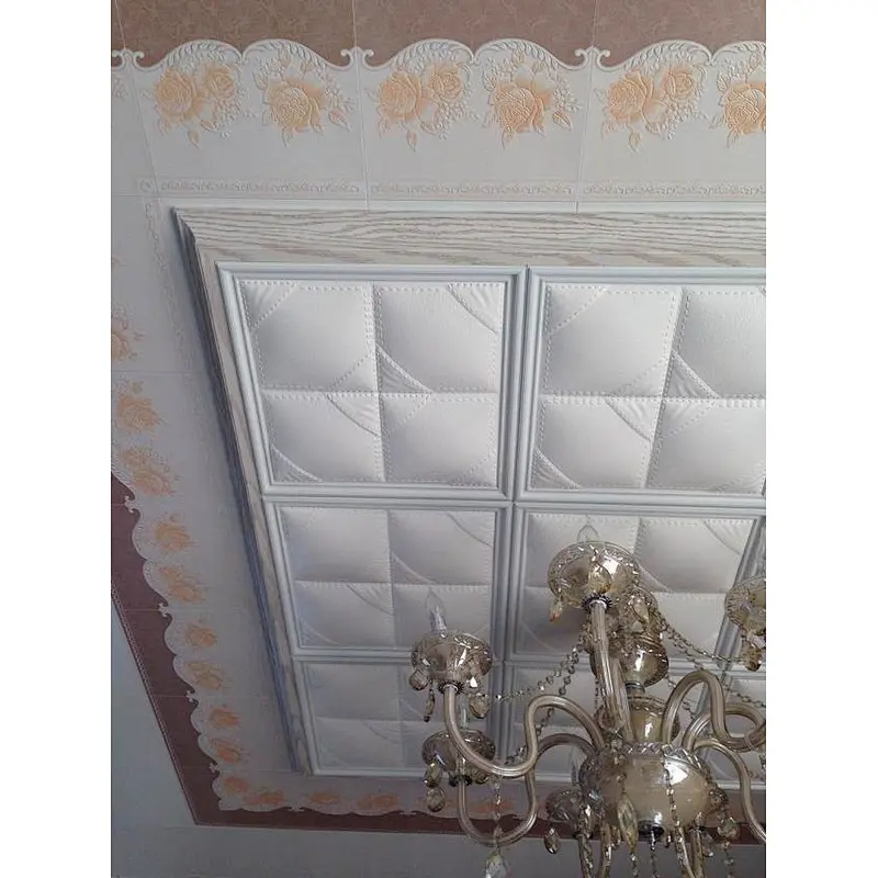 false ceiling faux leather plafond