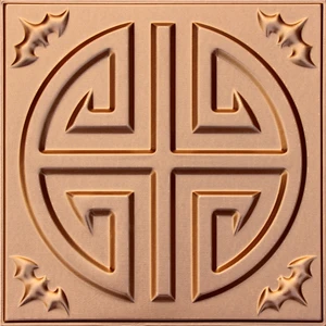 New Design PU Foam Leather Carved 3D Wall Paneling