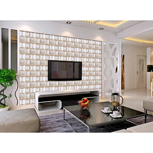 Pu leather 3d diamond wall panel background wall decorative panels