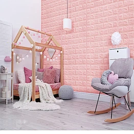 Soft waterproof 3D wall foam sticker for kids room