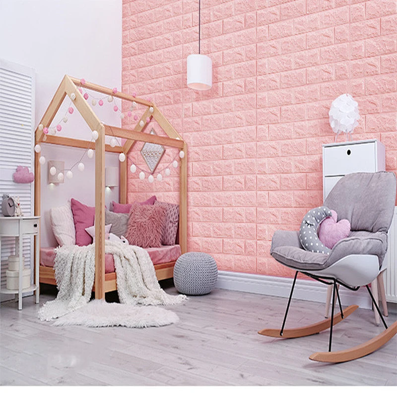 Soft waterproof 3D wall foam sticker for kids room