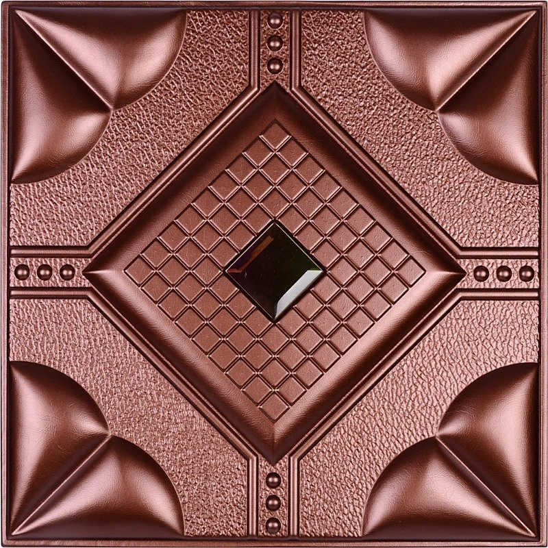 Embossed Faux Leather Acoustic Panel