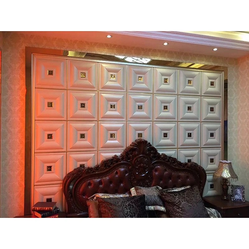 Modern leather carving wall panel