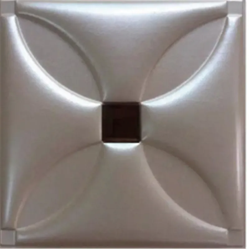 High-quality PU LEATHER 3D Interior Decorative Wall Paneling For Home