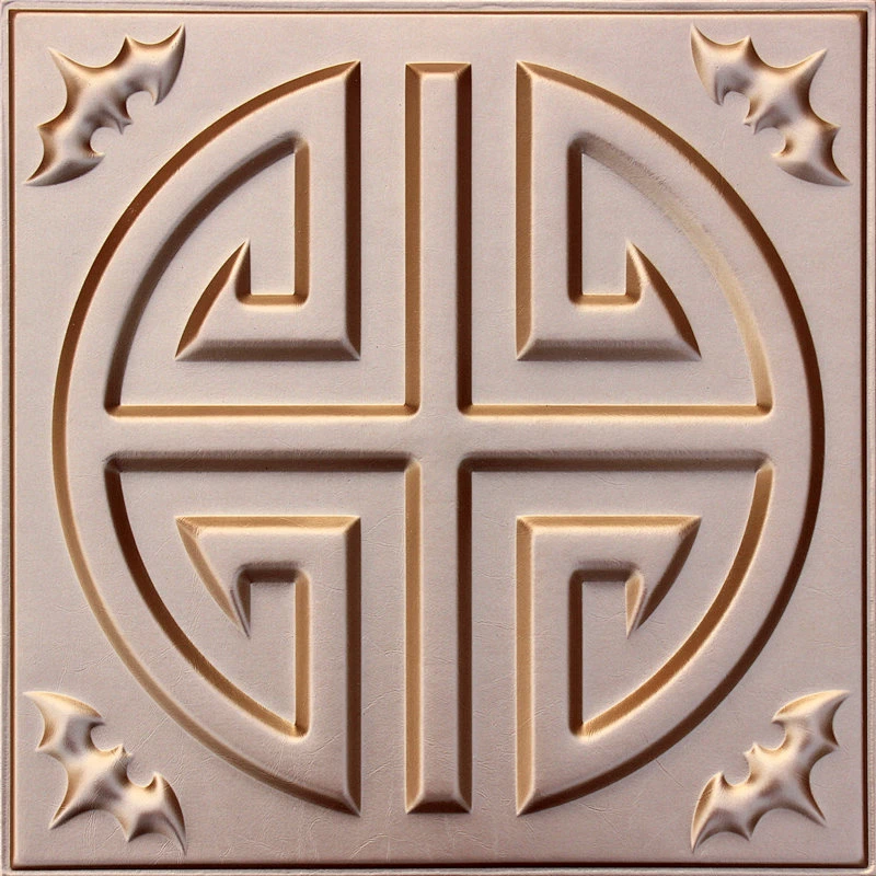 New Design PU Foam Leather Carved 3D Wall Paneling