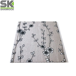 new design cheap price waterproof bathroom interior decorative types of pvc ceiling board panels in dubai