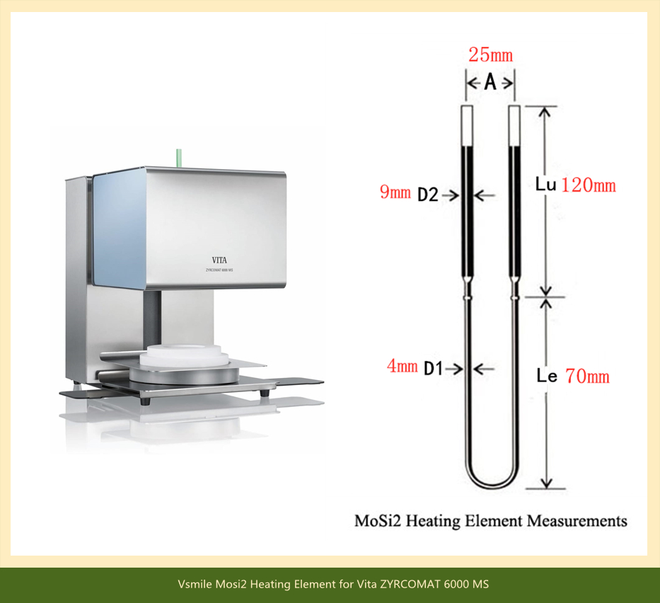 MoSi 2 heating elements