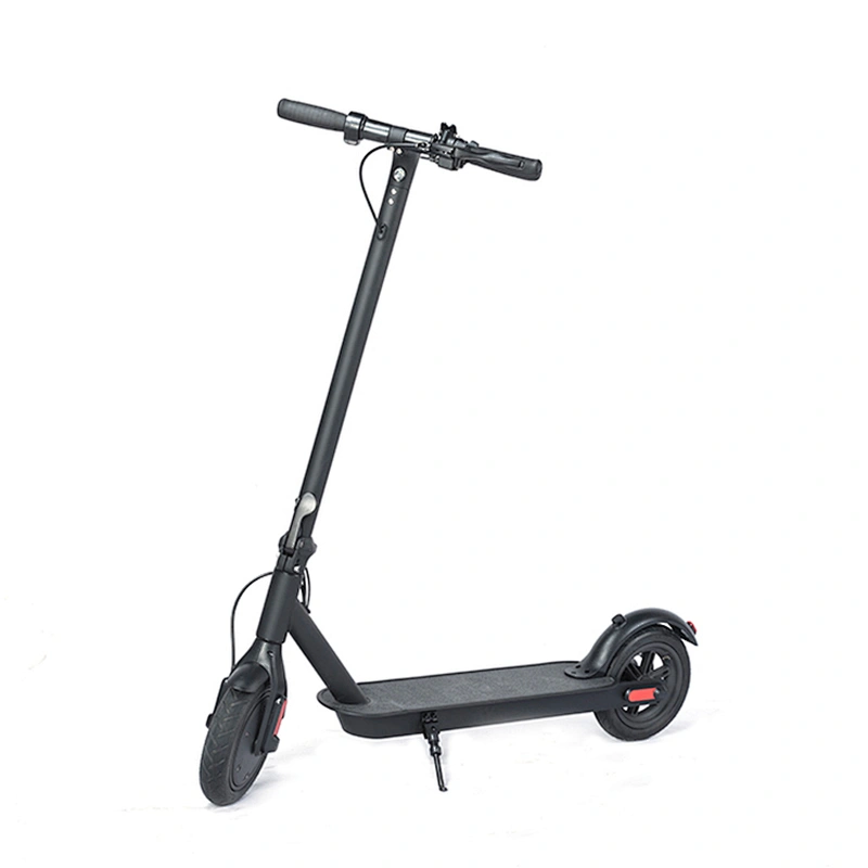 8.5 inch solid tyres carbon steel frame 36V350W brushless motor 36V7.5AH lithium battery adult electric scooter
