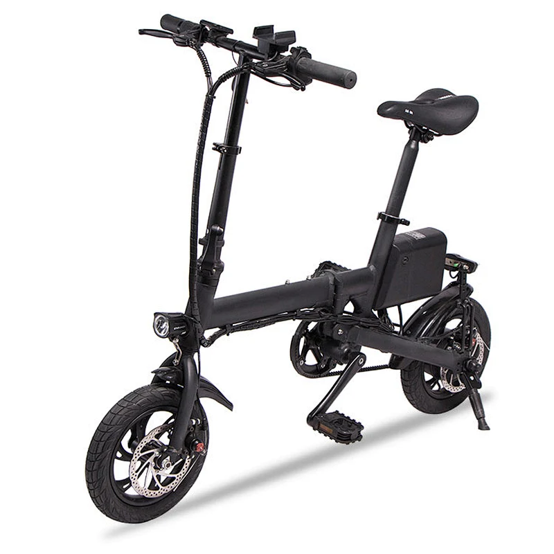12 inch 36V25OW brushless motor 36V7.5AH foldable lithium battery electric bike