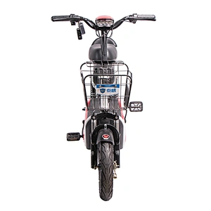 14 inch carbon steel suspension 48V350W brushless motor 48V12AH lead-acid battery electric bike