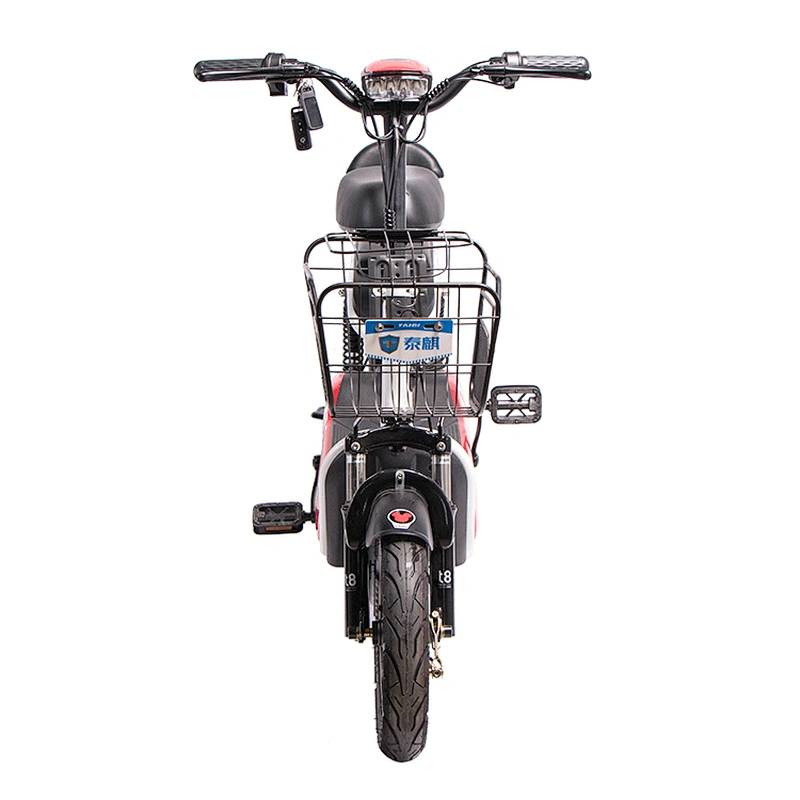 14 inch carbon steel suspension 48V350W brushless motor 48V12AH lead-acid battery electric bike