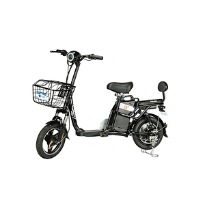 Battery electric 250-350W  brushless Motor with 48V 10-15Ah Removable Lithium Battery electric city bike