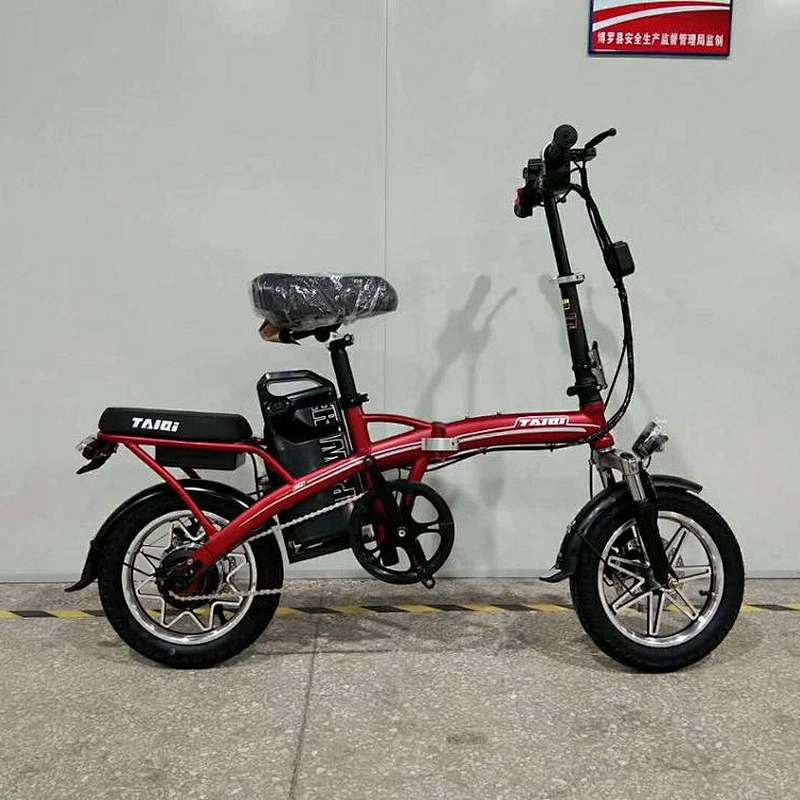 lithium battery  adult electric bike with 10-15Ah/48V  250 -350W Brushless Motor foldable