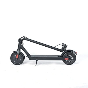 8.5 inch solid tyres carbon steel frame 36V350W brushless motor 36V7.5AH lithium battery adult electric scooter