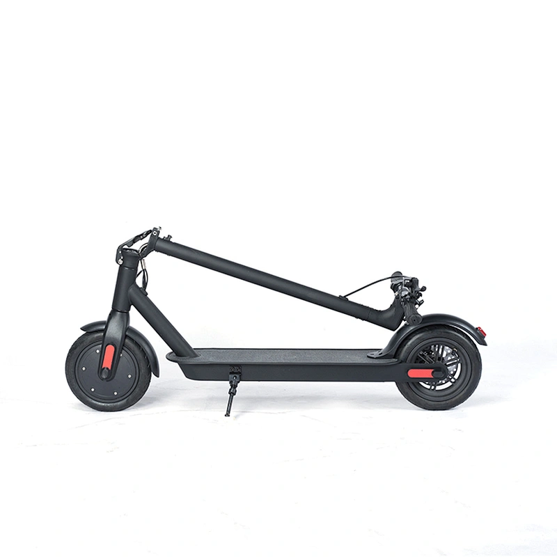 8.5 inch solid tyres carbon steel frame 36V350W brushless motor 36V7.5AH lithium battery adult electric scooter