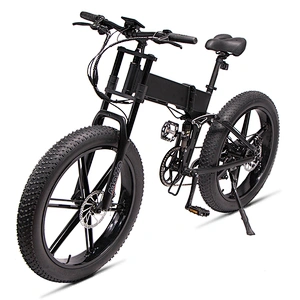 26 inch  48V500W brushless motor 48V11.6AH lithium battery foldable electric bike