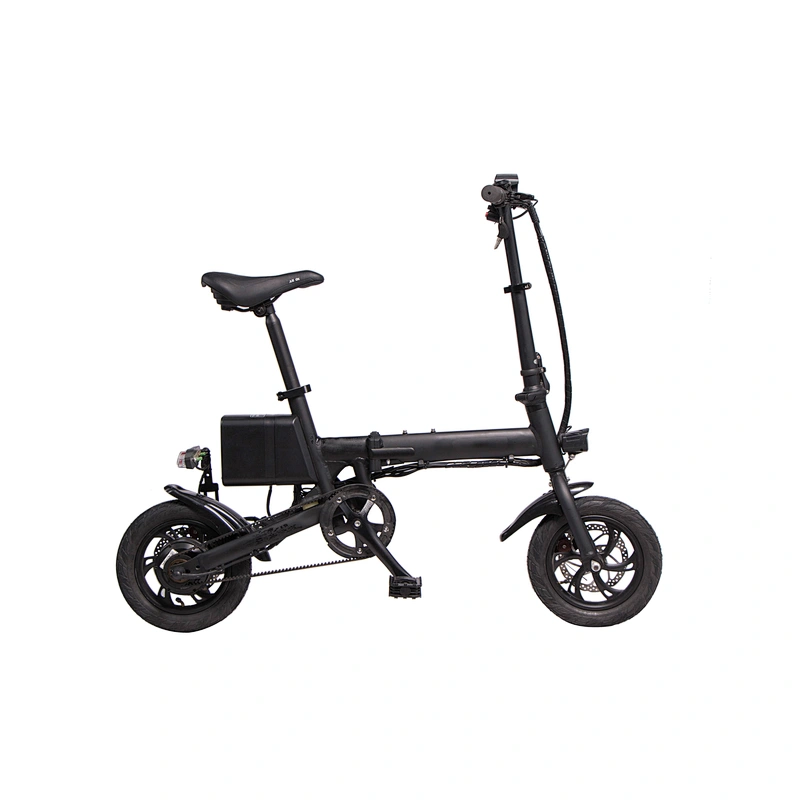 12 inch 36V25OW brushless motor 36V7.5AH foldable lithium battery electric bike