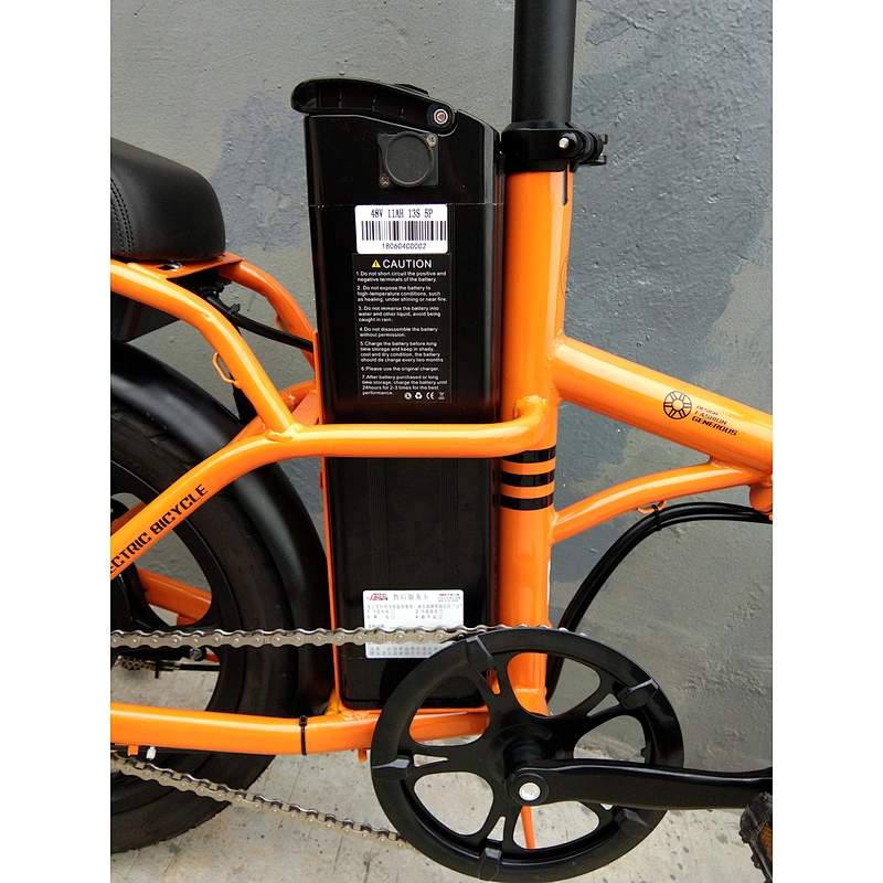 Battery electric bike MINI lithium battery removable brushless motor 240W city e bike 14