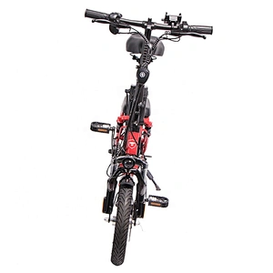 foldable 48V350W brushless motor carbon steel frame electric bicycle