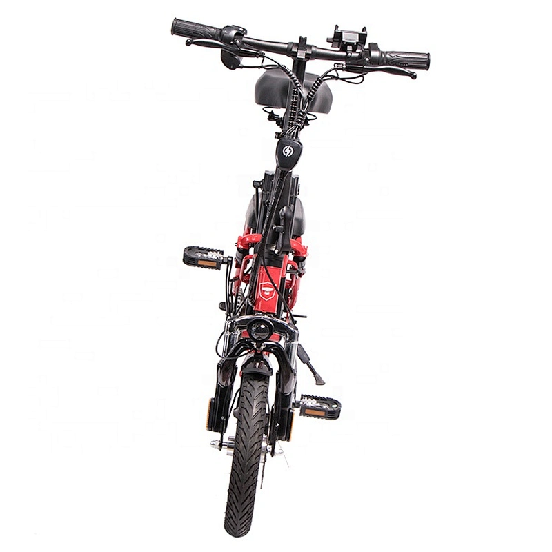 foldable 48V350W brushless motor carbon steel frame electric bicycle