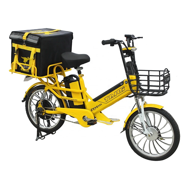 N6 Double Lithium Battery City Green Power Fast Pizza e bike Delivery Food Box Bag electric bicycle