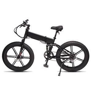 26 inch  48V500W brushless motor 48V11.6AH lithium battery foldable electric bike