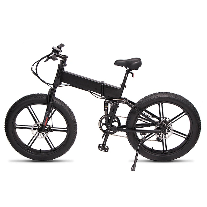 26 inch  48V500W brushless motor 48V11.6AH lithium battery foldable electric bike
