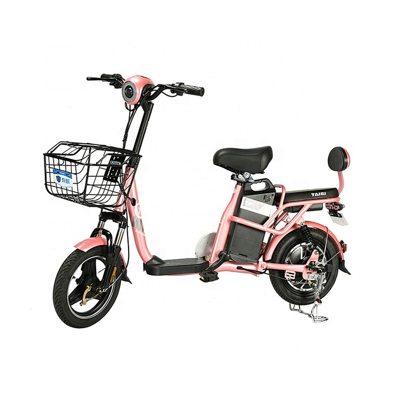Milan woman lady battery delivery electric city  bike