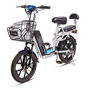 Xiaoqishi 18 inch high carbon steel electric city bike TAIQI 48V 350W motor 10ah lithium battery