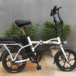 Battery electric bike MINI lithium battery removable brushless motor 240W city e bike 14