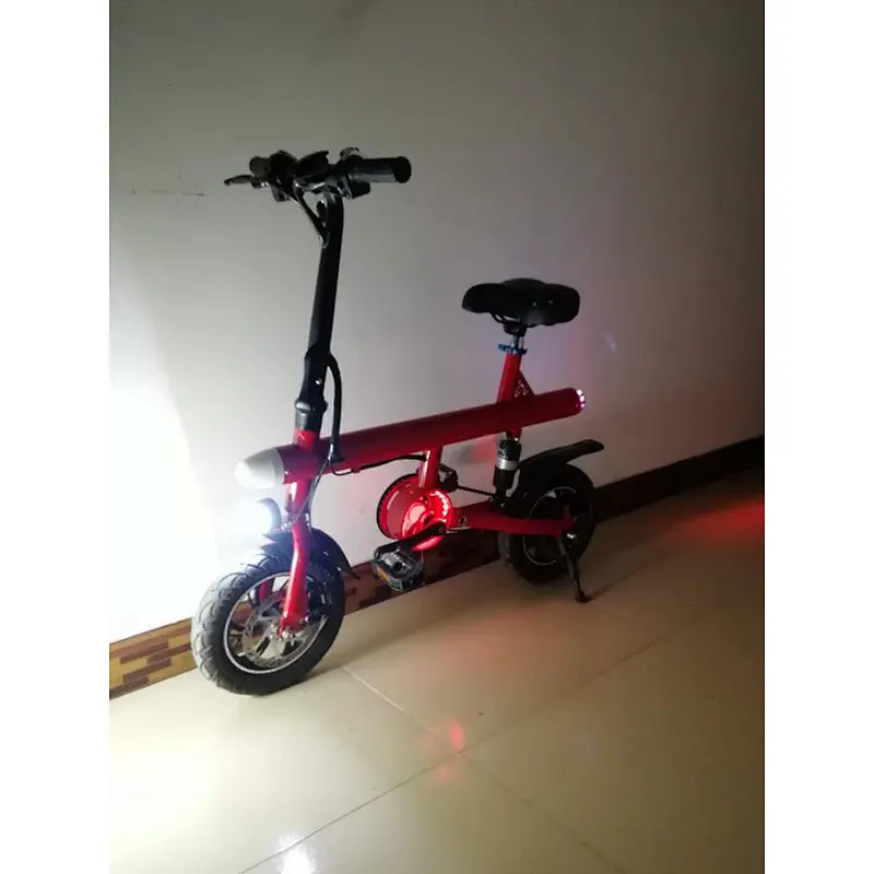 lithium battery electric bike  Rocket 6.5ah/ 48V/36V 12 inch high carbon steel/AL-alloy frame 250-350W foldable