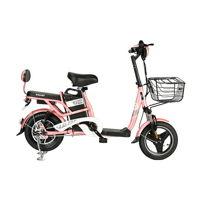 Milan woman lady battery delivery electric city  bike