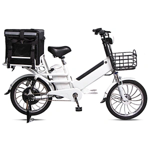 Two lithium batteries 48V350W brushless motor  delivery electric bicycle