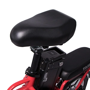 14 inch carbon steel suspension foldable frame 48V350W brushless motor 48V10AH lithium battery electric bike