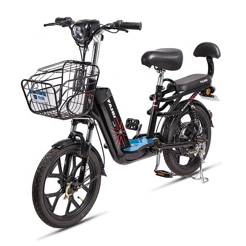 18inch vacuum tire 48V350Wbrushless motor carbon steel frame electric bicycle