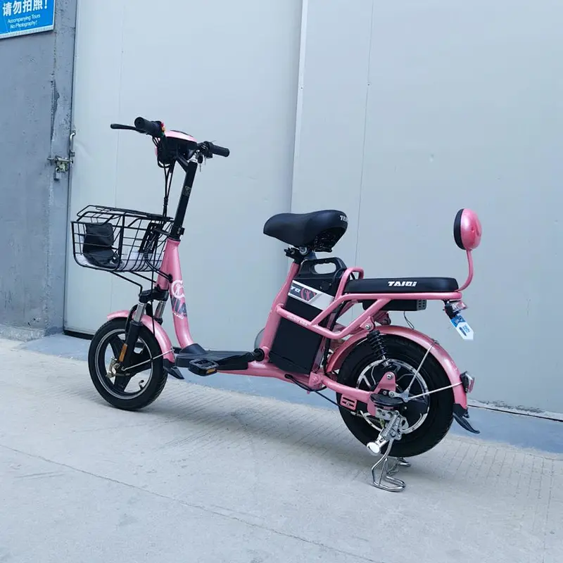 14inch 48v15ah lithium battery 350w motor carbon steel frame electric bike