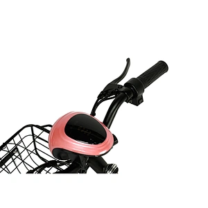 Milan woman lady battery delivery electric city  bike