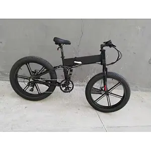 26x4.0 full suspension 10.4ah/48V lithium battery  electric bike 350w/500w motor road ebike
