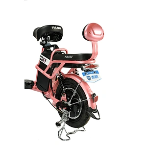 Battery electric 250-350W  brushless Motor with 48V 10-15Ah Removable Lithium Battery electric city bike