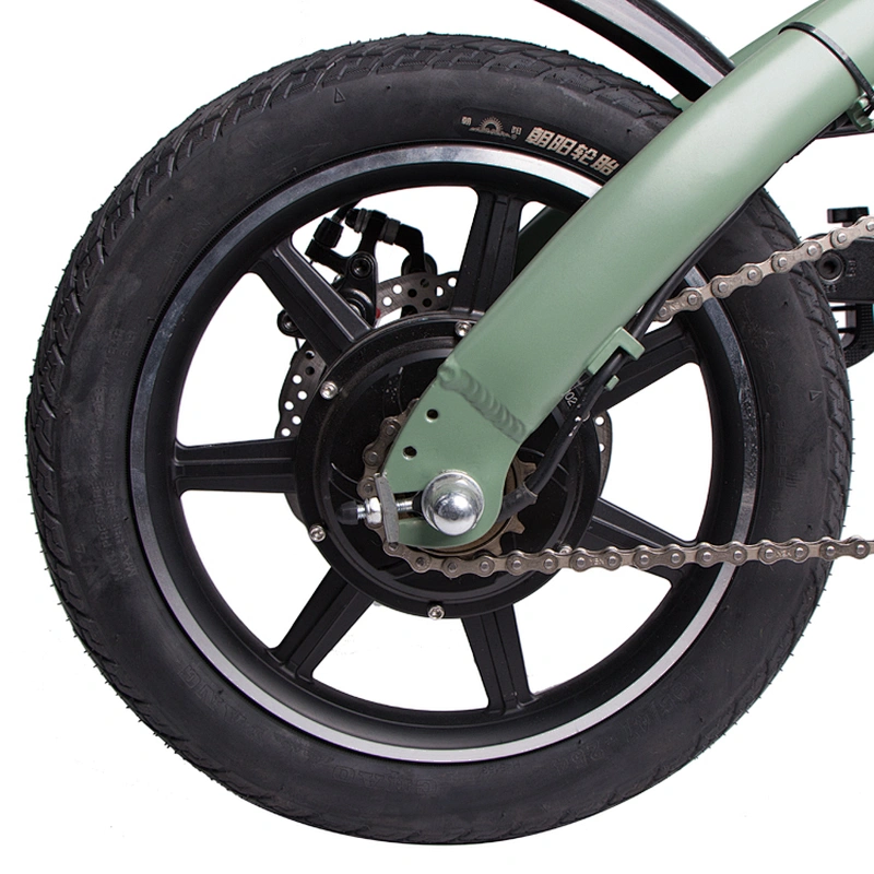 14'' al-alloy 6061# frame 250w brushless motor 36v 7-5ah lithium battery foldable ebike for adults