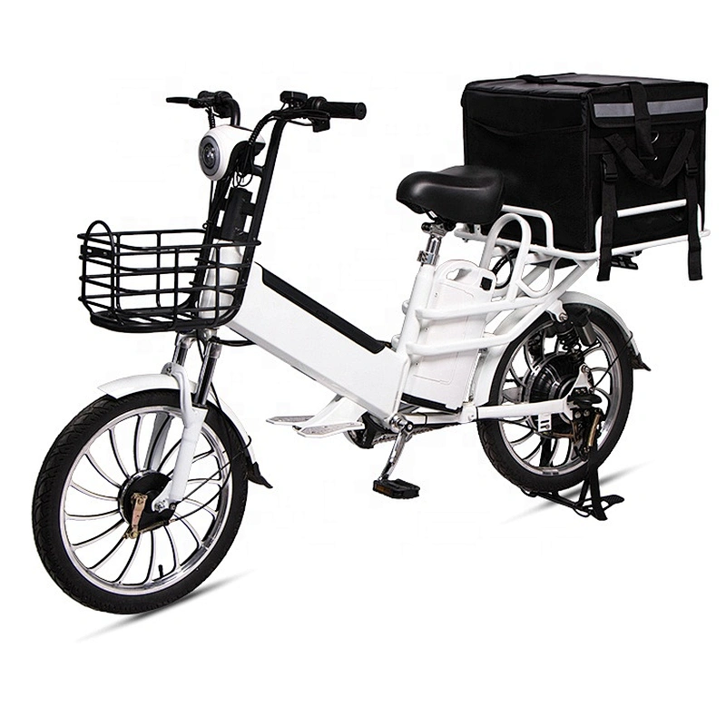 N6 Double Lithium Battery City Green Power Fast Pizza e bike Delivery Food Box Bag electric bicycle