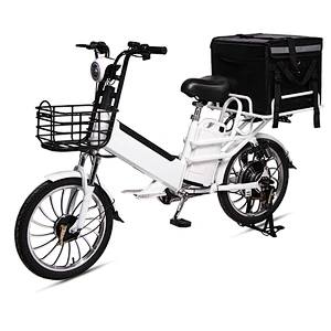 Two lithium batteries 48V350W brushless motor  delivery electric bicycle