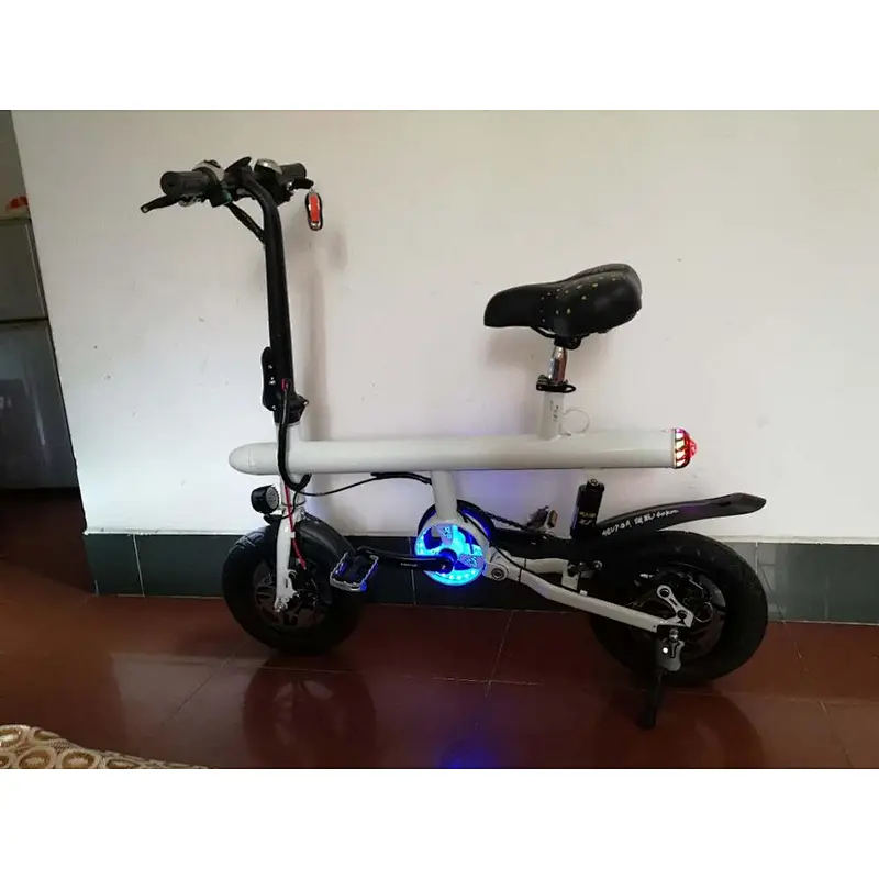 lithium battery electric bike  TAIQI Rocket 8.5ah/ 48V/36V 12 inch steel /AL-alloy  250-350W foldable