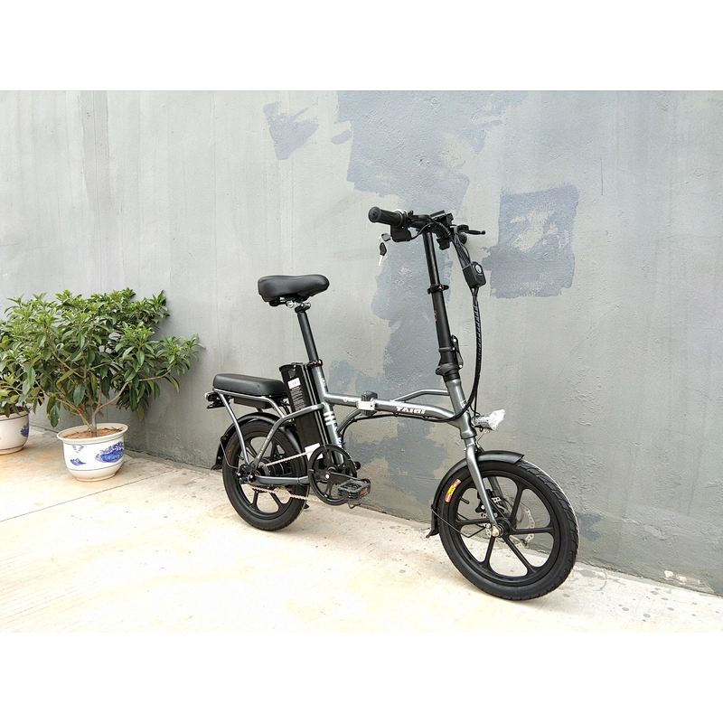 Battery electric bike MINI lithium battery removable brushless motor 240W city e bike 14