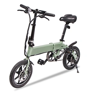 Popular foldable al-alloy frame brushless 250W motor 48V 14inch lithium battery electric bike for adults