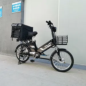 Two lithium batteries 48V350W brushless motor  delivery electric bicycle